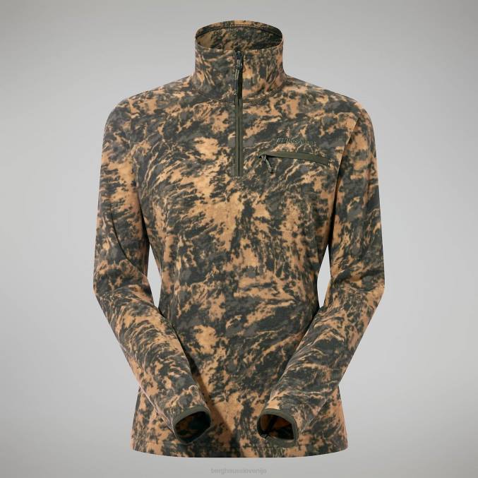 Berghaus ženske navala flis s pol zadrgo 6JTH435 oblačila zelena/temno zelena