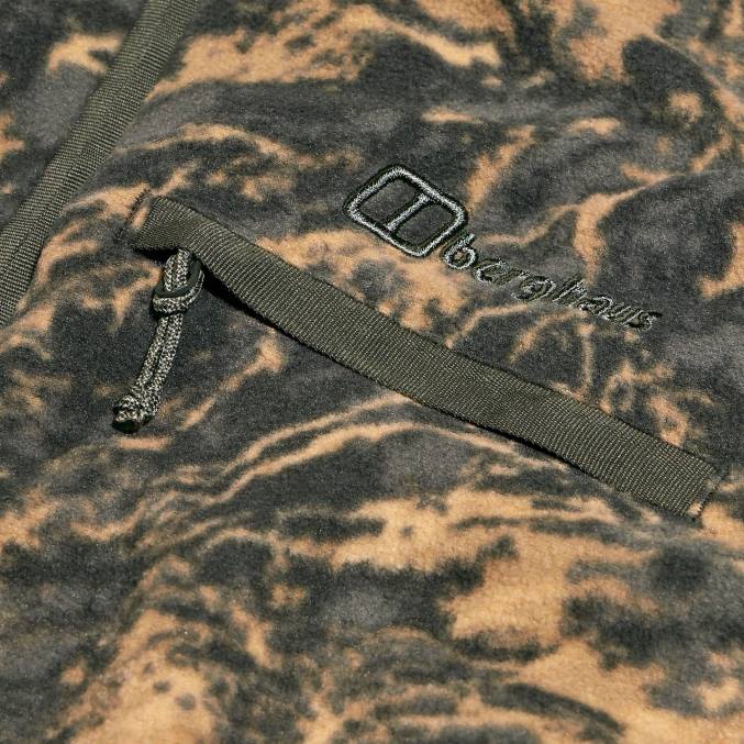 Berghaus ženske navala flis s pol zadrgo 6JTH435 oblačila zelena/temno zelena