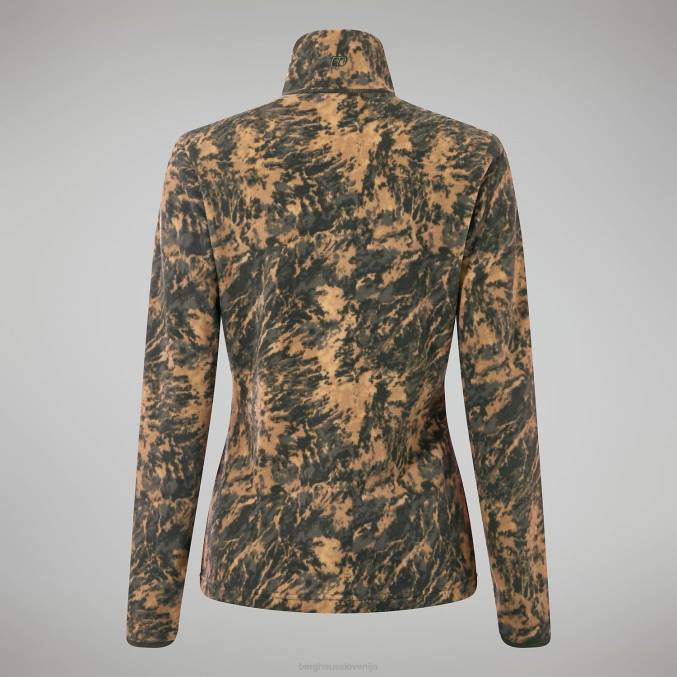 Berghaus ženske navala flis s pol zadrgo 6JTH435 oblačila zelena/temno zelena