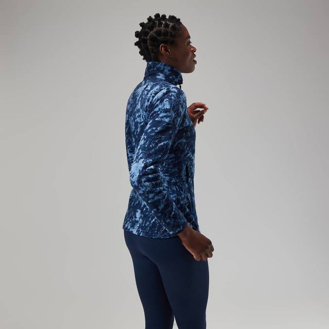 Berghaus ženske navala flis s polno zadrgo 6JTH429 oblačila modra/temno modra