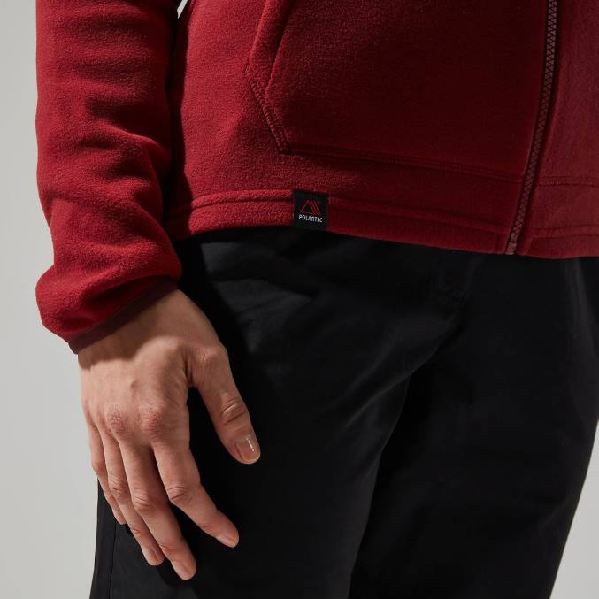 Berghaus ženske prism 2.0 micro full zip interactive 6JTH446 oblačila rdeča