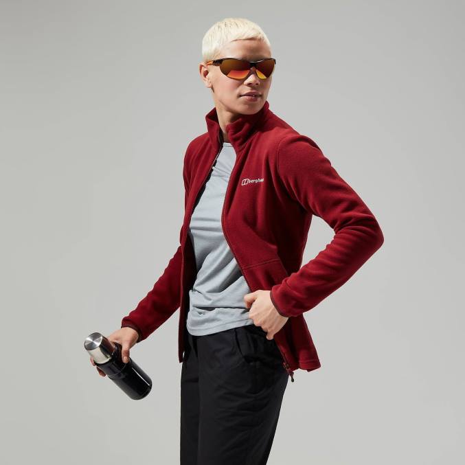 Berghaus ženske prism 2.0 micro full zip interactive 6JTH446 oblačila rdeča