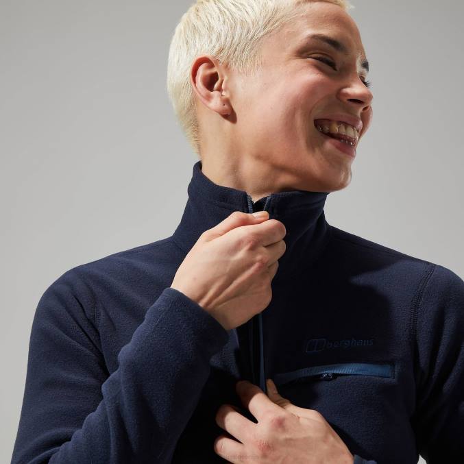 Berghaus ženske prizma 2.0 mikro flis s polzadrgo 6JTH412 oblačila temno modra