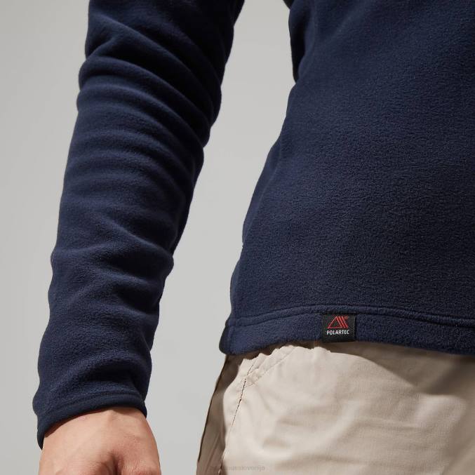 Berghaus ženske prizma 2.0 mikro flis s polzadrgo 6JTH412 oblačila temno modra