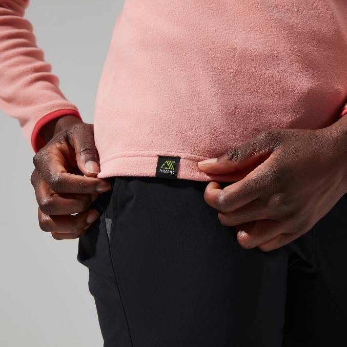 Berghaus ženske prizma 2.0 mikro flis s polzadrgo 6JTH415 oblačila roza