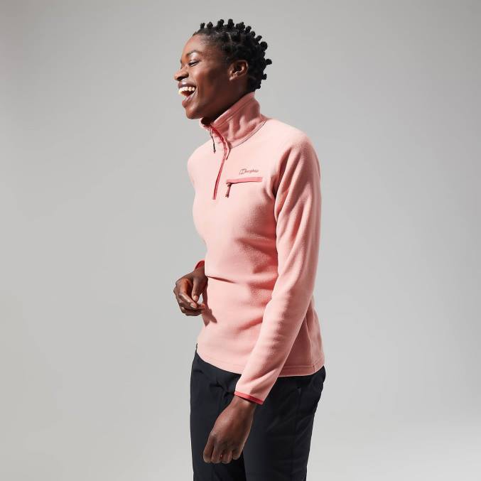 Berghaus ženske prizma 2.0 mikro flis s polzadrgo 6JTH415 oblačila roza