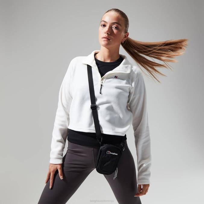 Berghaus ženske urbana prism crop pol zip 6JTH416 oblačila kokosovo mleko