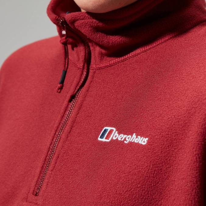 Berghaus ženske urbana prism crop pol zip 6JTH418 oblačila syrah