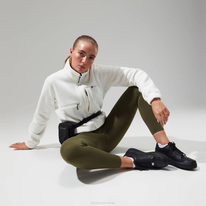 Berghaus ženske urbana skrajšana co-ord jakna iz flisa 6JTH431 oblačila kokosovo mleko/naravno