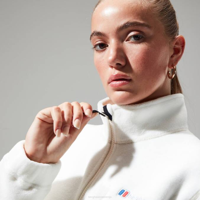 Berghaus ženske urbana skrajšana co-ord jakna iz flisa 6JTH431 oblačila kokosovo mleko/naravno