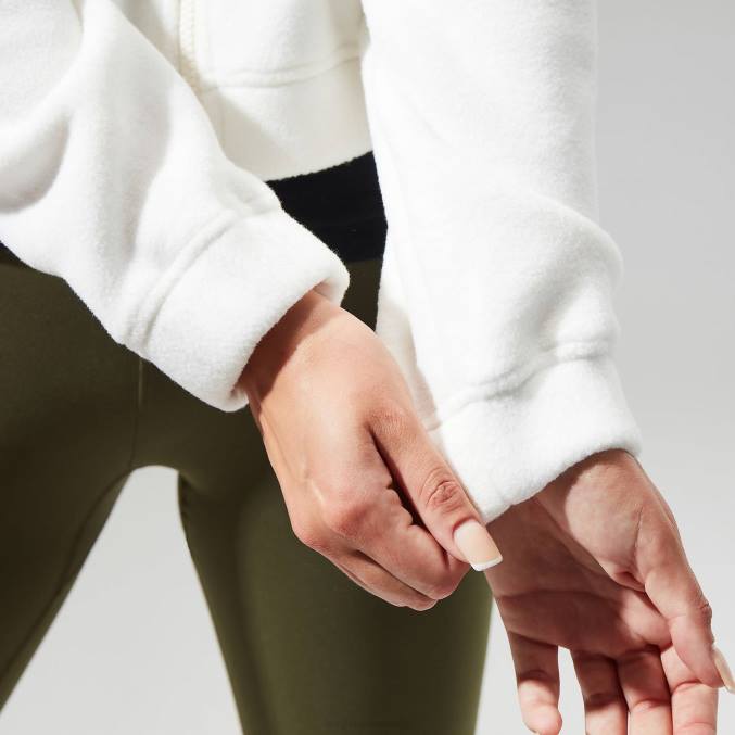 Berghaus ženske urbana skrajšana co-ord jakna iz flisa 6JTH431 oblačila kokosovo mleko/naravno