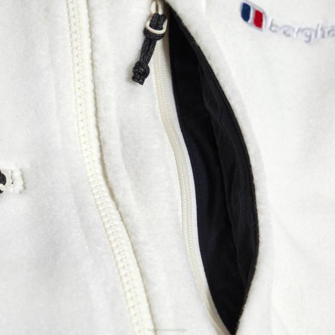 Berghaus ženske urbana skrajšana co-ord jakna iz flisa 6JTH431 oblačila kokosovo mleko/naravno