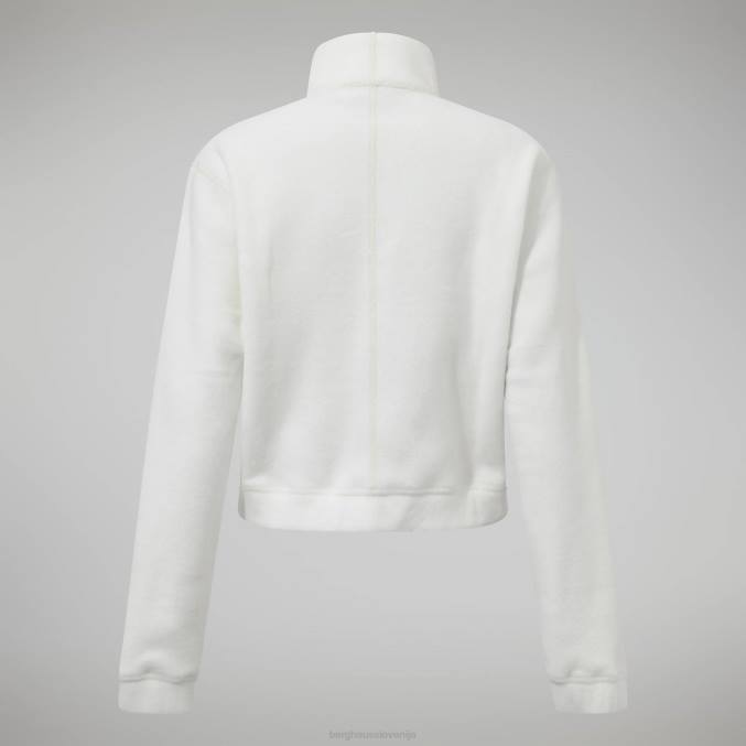 Berghaus ženske urbana skrajšana co-ord jakna iz flisa 6JTH431 oblačila kokosovo mleko/naravno