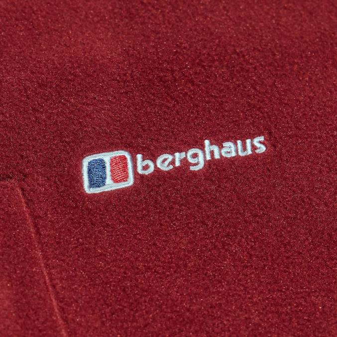 Berghaus ženske urbana skrajšana co-ord jakna iz flisa 6JTH432 oblačila syrah/temno rdeča