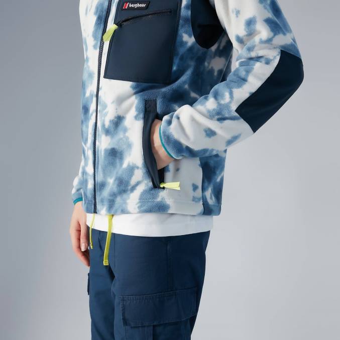 Berghaus ženske vzpon 91 flis 6JTH452 oblačila modra/siva