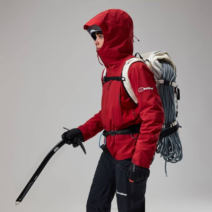 Berghaus ženske jakna mtn seeker gtx 6JTH353 oblačila rdeča dalija/visoka rdeča