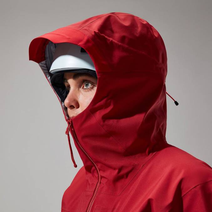 Berghaus ženske jakna mtn seeker gtx 6JTH353 oblačila rdeča dalija/visoka rdeča