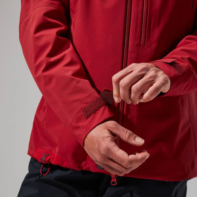 Berghaus ženske jakna mtn seeker gtx 6JTH353 oblačila rdeča dalija/visoka rdeča