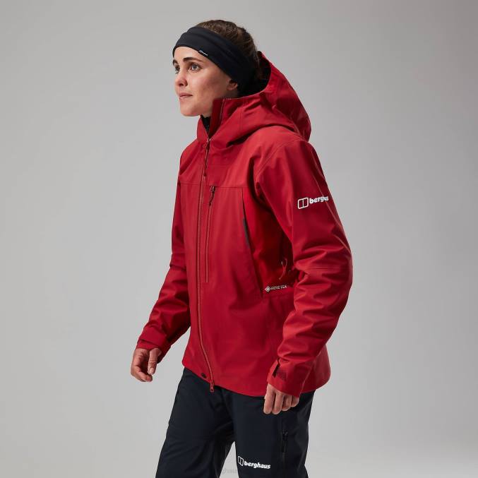 Berghaus ženske jakna mtn seeker gtx 6JTH353 oblačila rdeča dalija/visoka rdeča