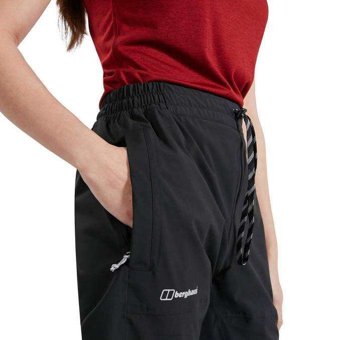 Berghaus ženske aluvijske zgornje hlače 6JTH549 oblačila Črna