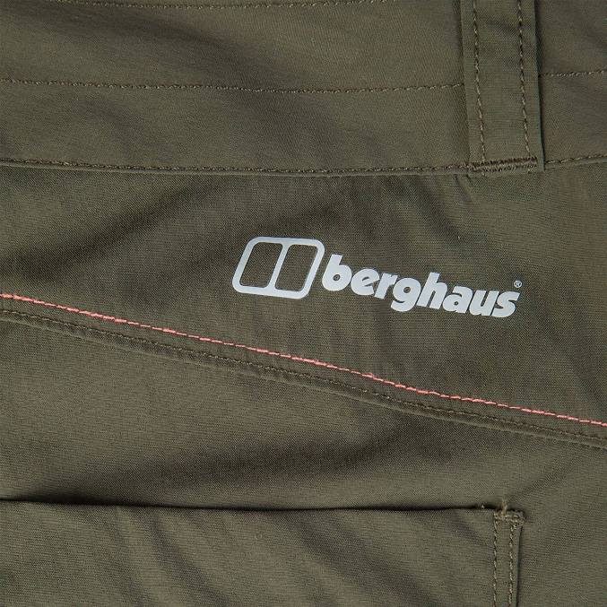 Berghaus ženske amelia hlače 6JTH546 oblačila temno zelena