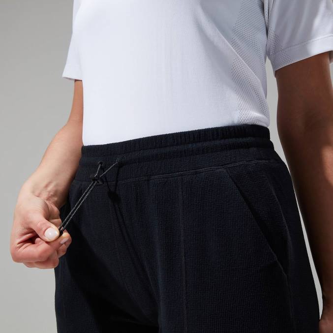 Berghaus ženske hlače iz flisa belleview 6JTH529 oblačila jet črna