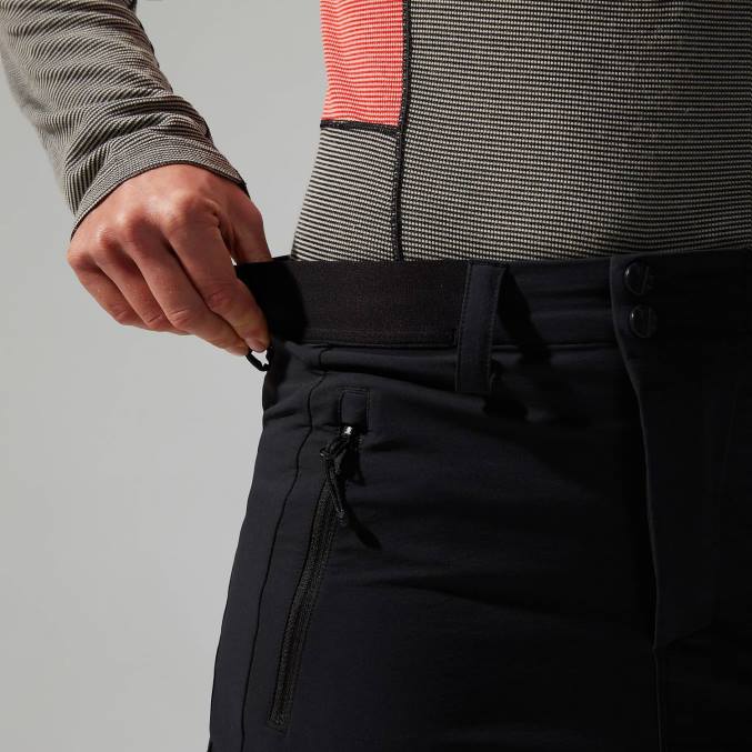 Berghaus ženske mtn vodnik alpske hlače 6JTH544 oblačila Črna