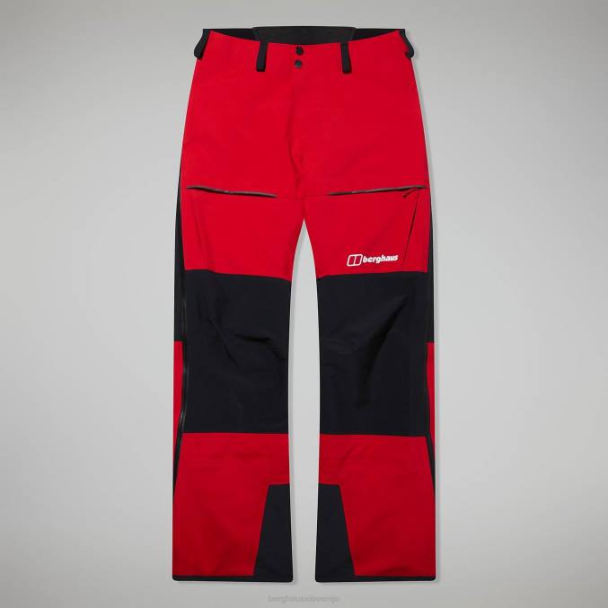 Berghaus ženske mtn vodnik gtx pro pant 6JTH540 oblačila rdeča/črna