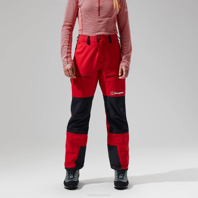 Berghaus ženske mtn vodnik gtx pro pant 6JTH540 oblačila rdeča/črna