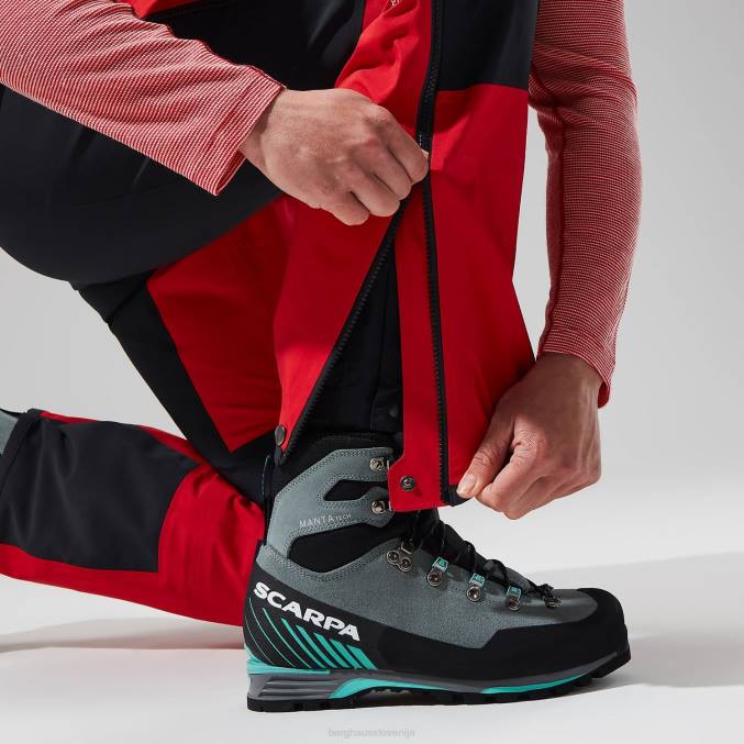 Berghaus ženske mtn vodnik gtx pro pant 6JTH540 oblačila rdeča/črna
