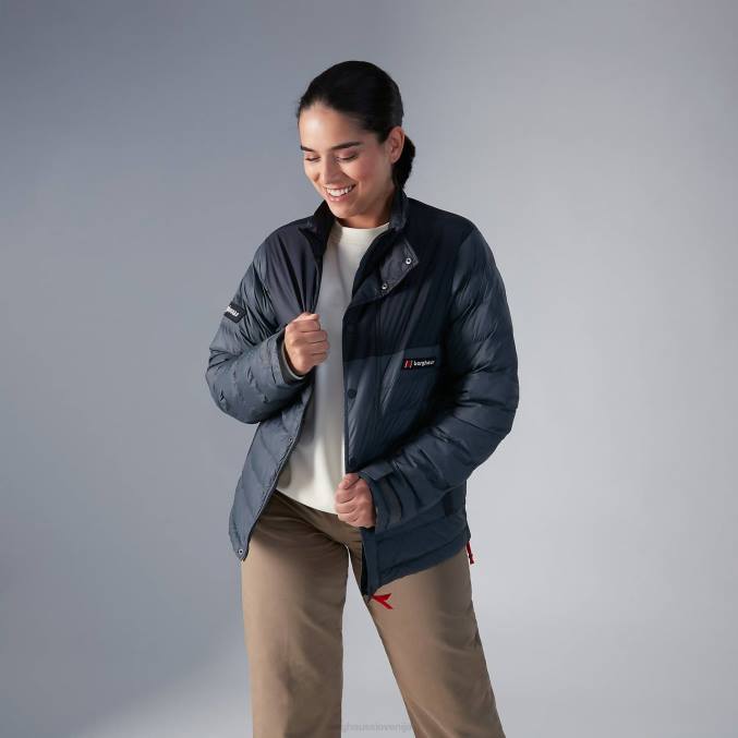 Berghaus ženske Glenshee izolirana jakna 6JTH389 oblačila črna/siva