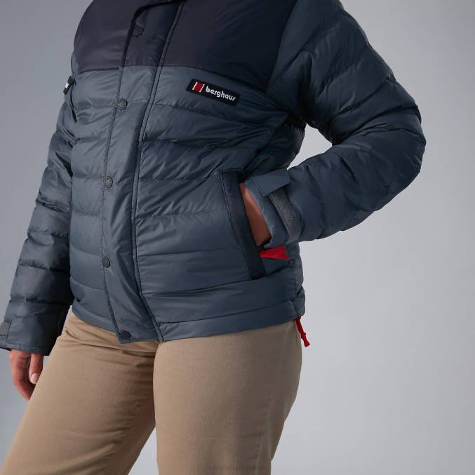 Berghaus ženske Glenshee izolirana jakna 6JTH389 oblačila črna/siva