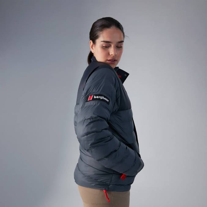 Berghaus ženske Glenshee izolirana jakna 6JTH389 oblačila črna/siva