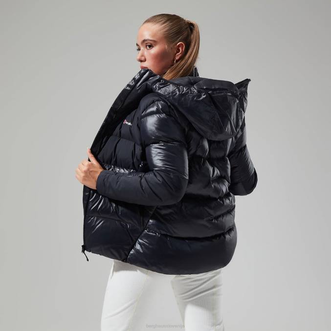 Berghaus ženske arkos refleksna puhovka 6JTH396 oblačila jet črna