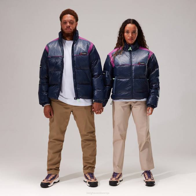 Berghaus ženske blokback puhovke 6JTH408 oblačila temno modra