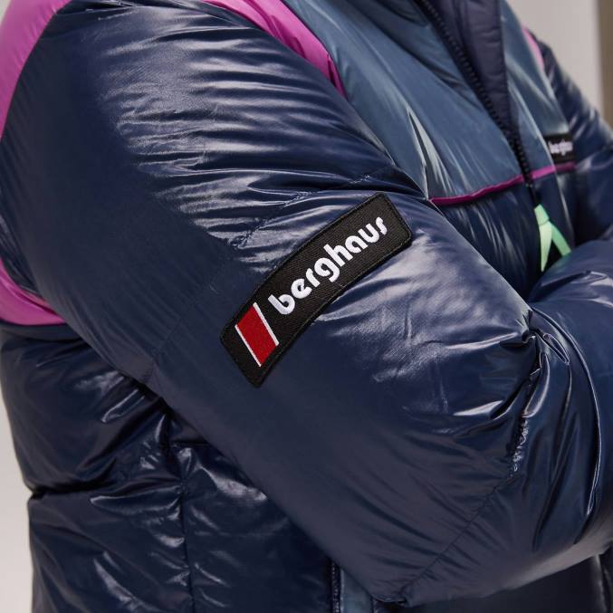 Berghaus ženske blokback puhovke 6JTH408 oblačila temno modra