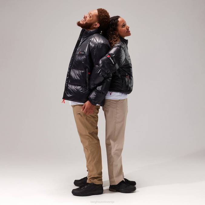 Berghaus ženske blokback puhovke 6JTH409 oblačila črna/siva