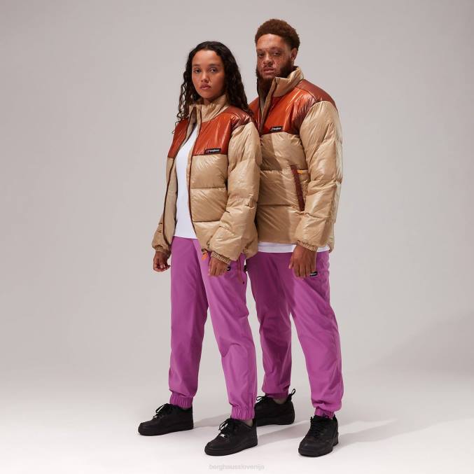 Berghaus ženske blokback puhovke 6JTH410 oblačila svetlo rjava/rjava