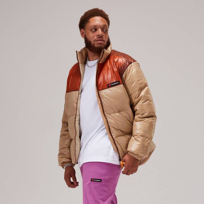 Berghaus ženske blokback puhovke 6JTH410 oblačila svetlo rjava/rjava