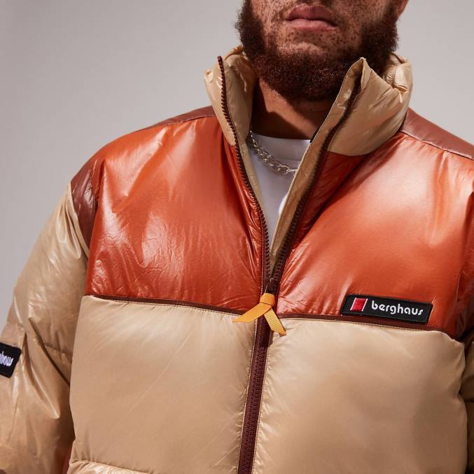 Berghaus ženske blokback puhovke 6JTH410 oblačila svetlo rjava/rjava