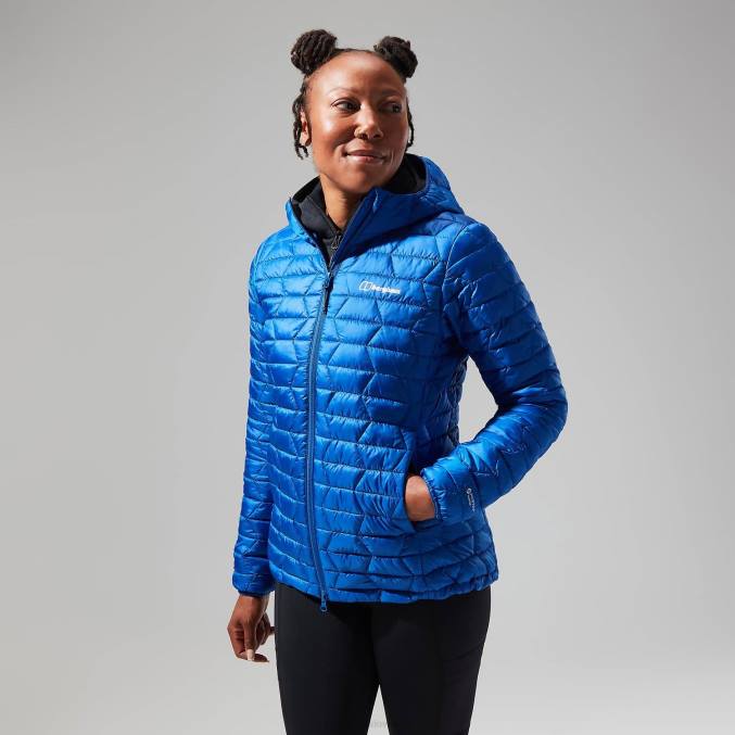 Berghaus ženske cuillin izoliran pulover s kapuco 6JTH374 oblačila brskanje po spletu/sodalit modra