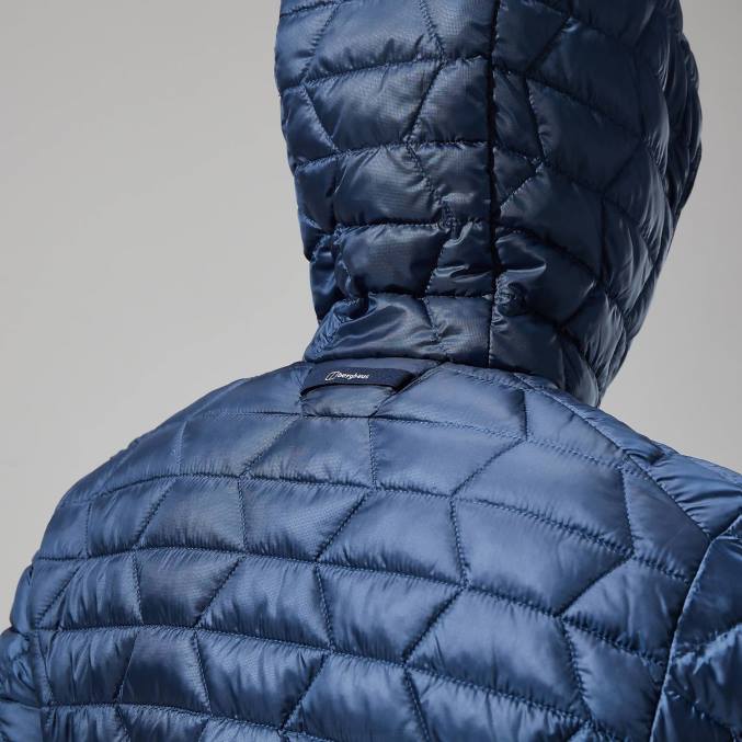 Berghaus ženske cuillin izoliran pulover s kapuco 6JTH376 oblačila dusk/modri blazer