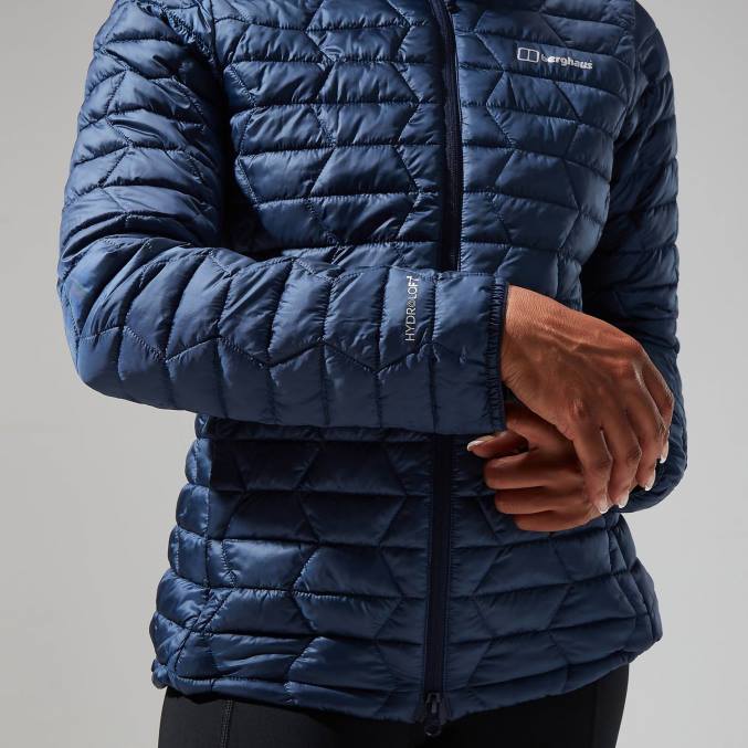Berghaus ženske cuillin izoliran pulover s kapuco 6JTH376 oblačila dusk/modri blazer