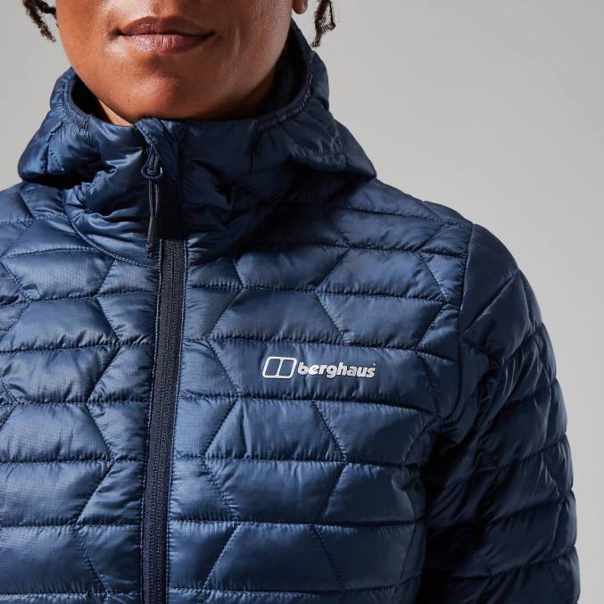 Berghaus ženske cuillin izoliran pulover s kapuco 6JTH376 oblačila dusk/modri blazer