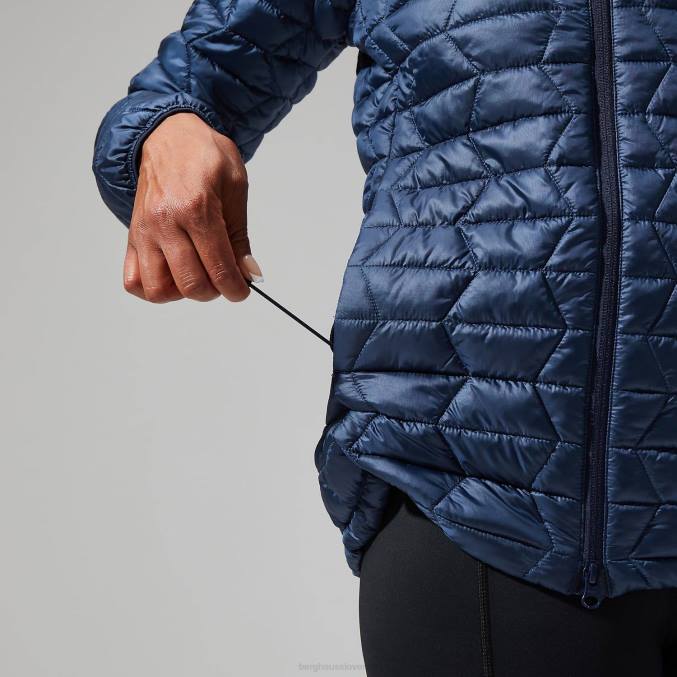 Berghaus ženske cuillin izoliran pulover s kapuco 6JTH376 oblačila dusk/modri blazer