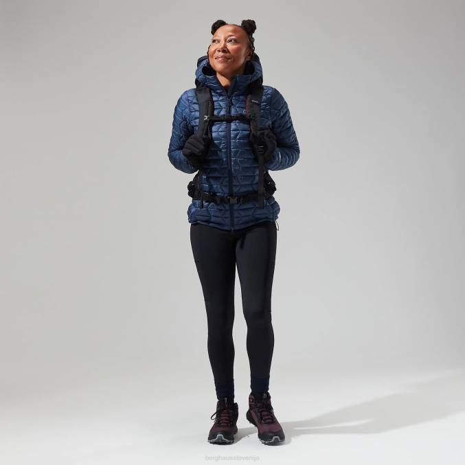 Berghaus ženske cuillin izoliran pulover s kapuco 6JTH376 oblačila dusk/modri blazer