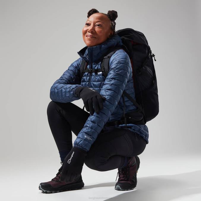 Berghaus ženske cuillin izoliran pulover s kapuco 6JTH376 oblačila dusk/modri blazer