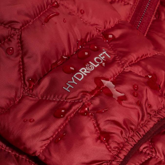 Berghaus ženske cuillin izoliran pulover s kapuco 6JTH377 oblačila rdeča dalija/sira