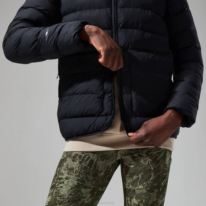 Berghaus ženske cvetlična jakna 6JTH386 oblačila jet črna