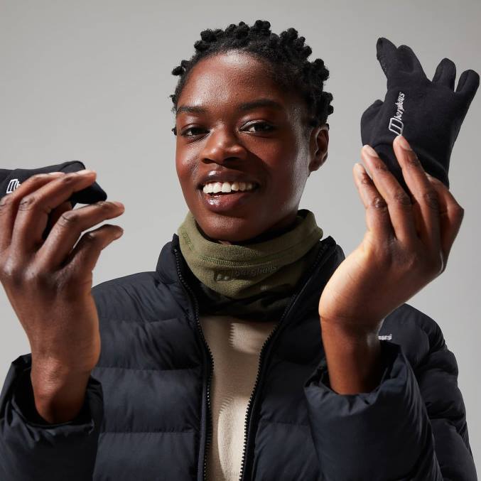 Berghaus ženske cvetlična jakna 6JTH386 oblačila jet črna